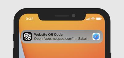 Share a Link via QR code