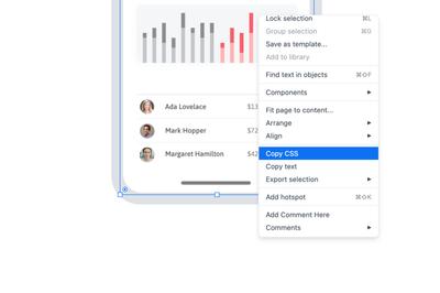 Handoff object properties and CSS/JSX code