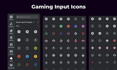 New game input prompts icons in Moqups