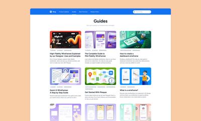 New Guides category on the Moqups blog 