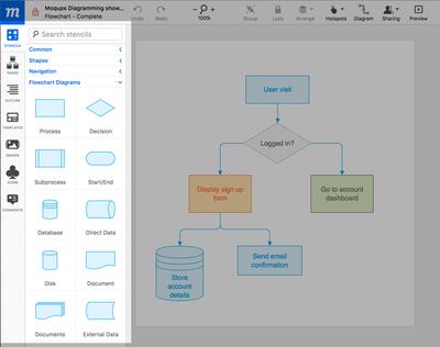 moqups-diagram-flowchart-stencils