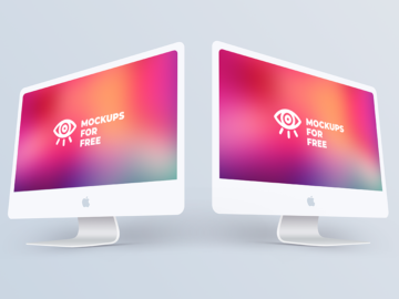 free iMac mockup