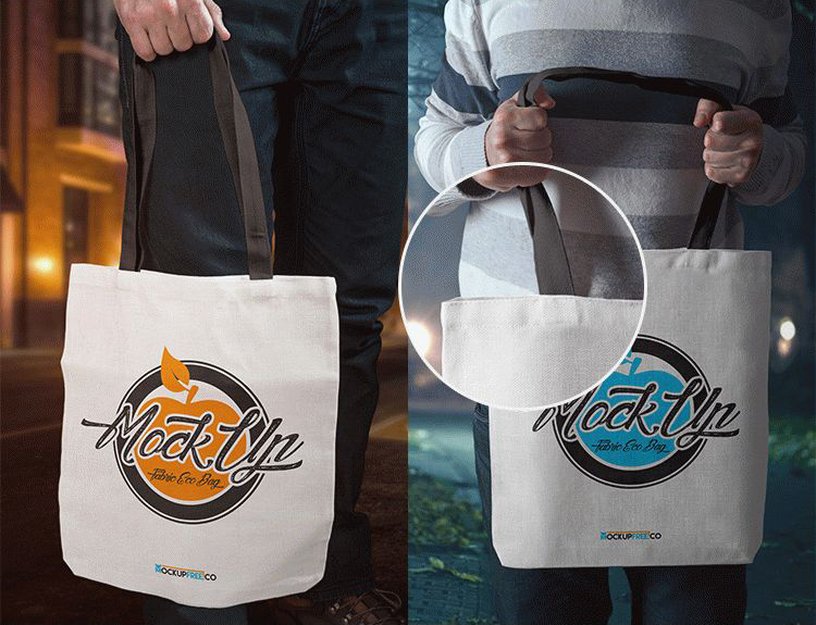 Fabric Eco Bag Mockup – mockupsfinder