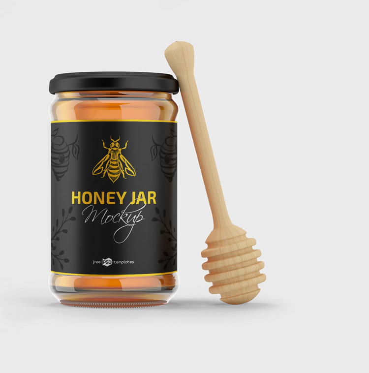 Download Honey Jar Mockup Set - mockupsfinder