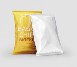 Chips Packet Mockup - mockupsfinder